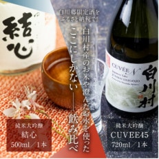 純米大吟醸 飲み比べセット 結心 500ml CUVEE45 720ml | ふるさと納税のお礼品