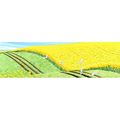 栗乃木ハルミ版画額装品「peace」