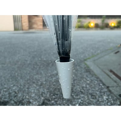 手を濡らさず綺麗にたたみ水滴をきり、使わない時は傘は手で持たない!傘ホルダーCasash 黄色