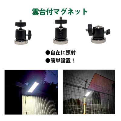 DC12 COB マグネットパネルライト ダイヤル式調光スイッチ付　DCC002