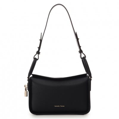 【サマンサタバサ】ショルダーバッグ　[スマートワン]　ブラック　レディース　バッグ