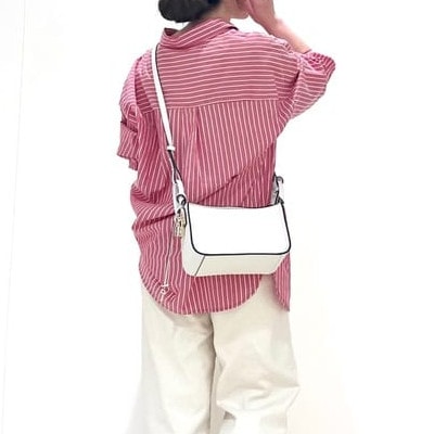 【サマンサタバサ】ショルダーバッグ　Samantha smartwang[スマートワン]　ホワイト