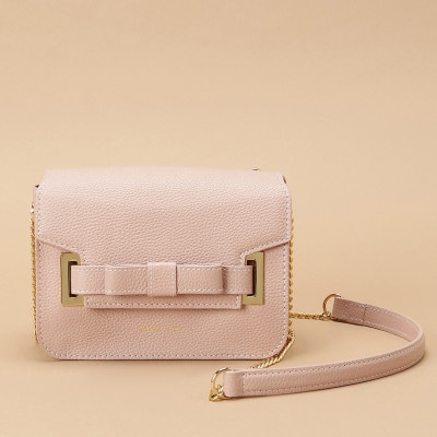 【サマンサタバサ】ショルダーバッグ　エムシュシュ 小サイズ ピンクベージュ