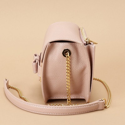 【サマンサタバサ】ショルダーバッグ　エムシュシュ 小サイズ ピンクベージュ