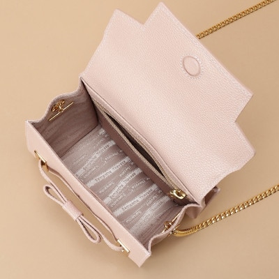 【サマンサタバサ】ショルダーバッグ　エムシュシュ 小サイズ ピンクベージュ