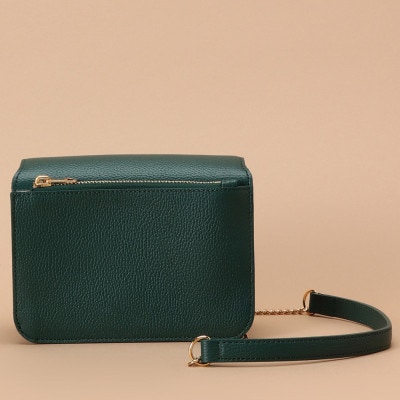 【サマンサタバサ】ショルダーバッグ　エムシュシュ 小サイズ グリーン