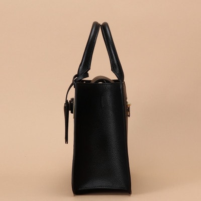 【サマンサタバサ】トートバッグ　エムシュシュ　小サイズ ブラック