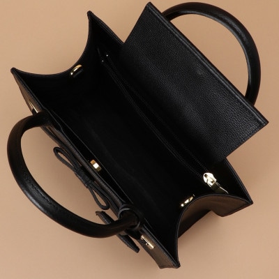 【サマンサタバサ】トートバッグ　エムシュシュ　小サイズ ブラック