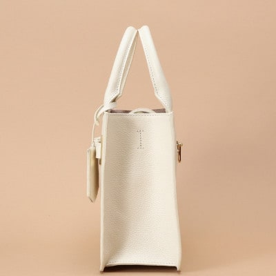 【サマンサタバサ】トートバッグ　エムシュシュ　小サイズ　ホワイト