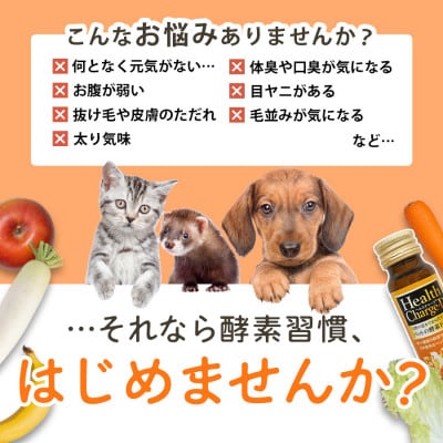 ペット用酵素飲料 ヘルスチャージD 50ml×5本