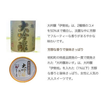 伊勢旭大吟醸あいす　10個入り