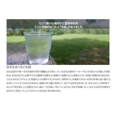 【河田フェザー使用】 羽毛 掛け ふとん ECO ホワイト ダブルロング 190×210 Z1