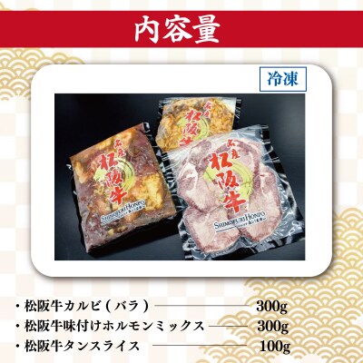松阪牛 お家で焼肉 セット J36