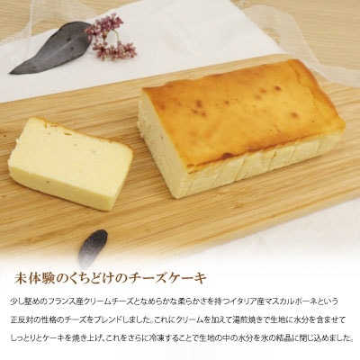 新食感 トンカ豆 香る セミフローズン チーズケーキ 450g