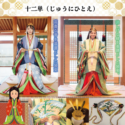 着付け 体験 十二単 1名様