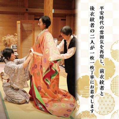 着付け 体験 十二単 1名様