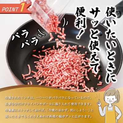 多気郡産 松阪牛 入り 合挽  パラパラ ミンチ 500g　MM10