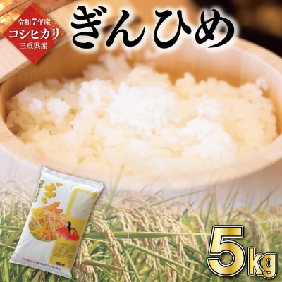 三重県産 コシヒカリ ぎんひめ 精米 5kg
