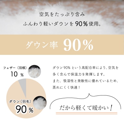 【高島屋 選定品】 高島屋オリジナル リサイクル 羽毛 肌掛 ふとん シングル 150×210