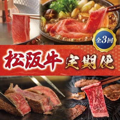 松阪牛 定期便 全3回 友屋本店 NT10
