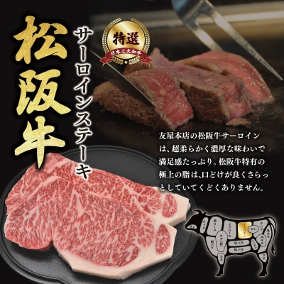 松阪牛 サーロイン ステーキ 250g×10枚 友屋本店　NT17