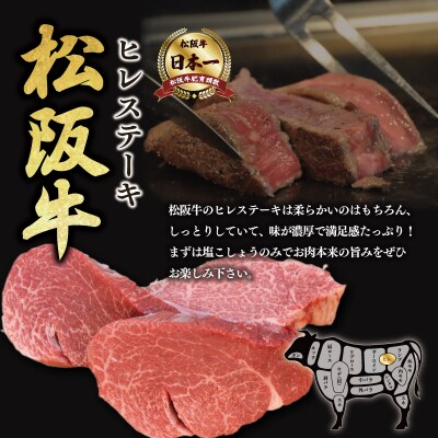 松阪牛 ヒレステーキ 200g 友屋本店　NT19