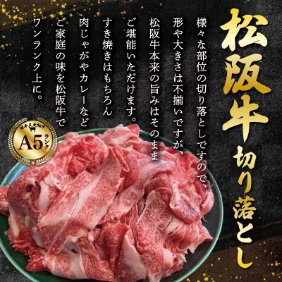 松阪牛 厳選 切り落とし 250g　A5ランク A5等級 国産牛 MA4