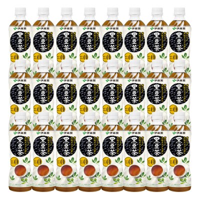 【2ケース】おいしく大豆イソフラボン黒豆茶　500ml×24本|10_itn-164801