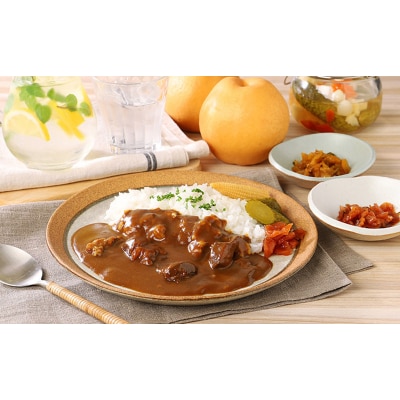 明和珈哩 (松阪牛×明和梨) カレー 【辛口】＜200g×6個＞|10_omr-010601
