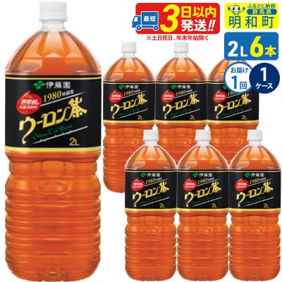 ウーロン茶 伊藤園 ＜2L×6本＞【1ケース】|10_itn-250601