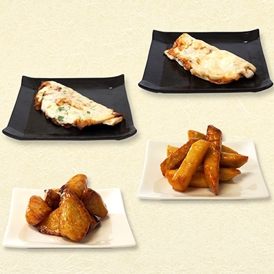 冷凍いか焼きセット(5種合計25枚+甘味)【MFG-9】