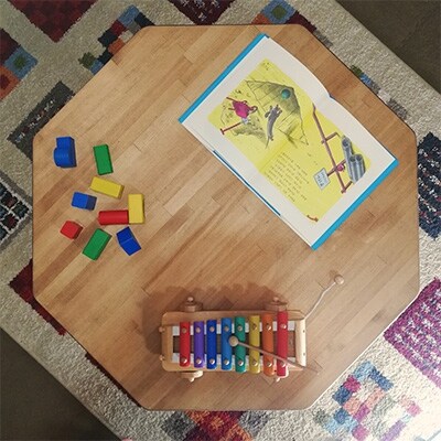 ハチカクのローテーブル 90cm