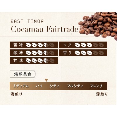 ゴールドコーヒーロースターズ　フェアトーレド　東ティモール　粉　200g×2