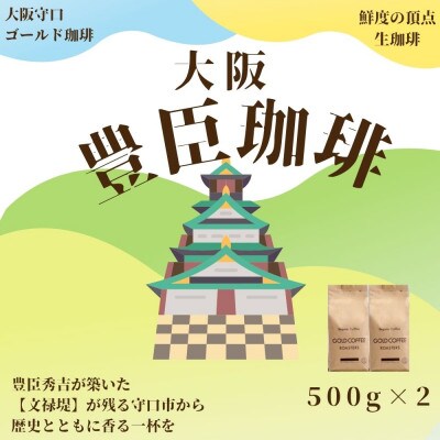 豊臣珈琲豆 計1kg エチオピアブラジル産