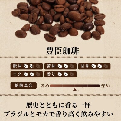 豊臣珈琲 計1kg エチオピアブラジル産