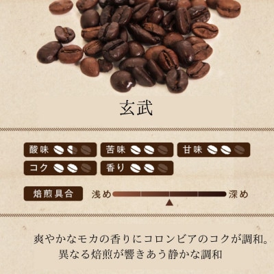 豊臣珈琲 玄武 粉 計1kg エチオピア コロンビア