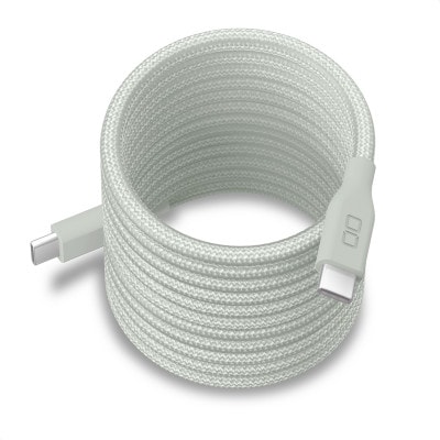 CIO �X�p�C�����P�[�u�� CtoC 2m �[�d�P�[�u�� USB-C (�J�[���u���[)