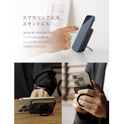 CIO モバイルバッテリーSMARTCOBY Ex02 Wireless Charger ブラック