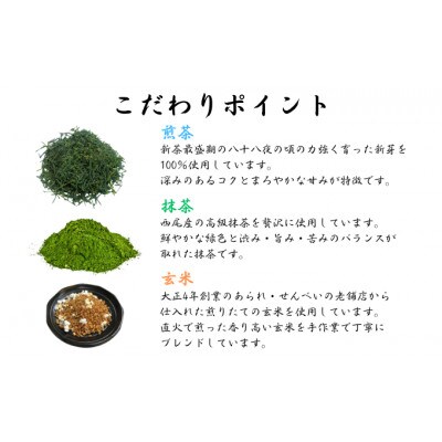 上煎茶の抹茶入り玄米茶　80g×2袋