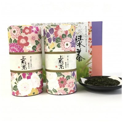 深蒸し煎茶　貼り缶　190g×2本