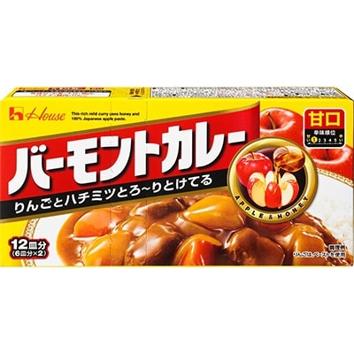 ハウス食品 バーモントカレー【甘口】 230g×10箱