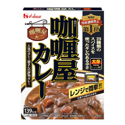 ハウス食品 レトルト カリー屋カレー【大辛】180g×30食