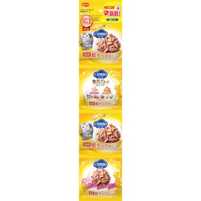 コンボ キャット 連パック 海の味わいメニュー 鮭チップ添え 160g×30セット