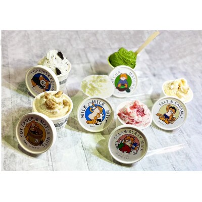 Migelaの人気ジェラート10個食べ比べセット 【定番6種+季節のおまかせ4種】