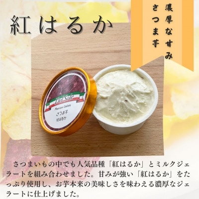 デルソーレ　ジェラート　さつま芋 (紅はるか)　6個セット