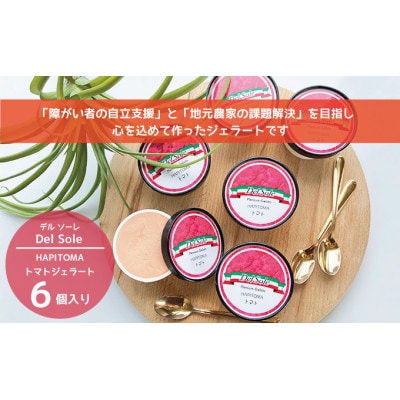 デルソーレ　ジェラート　トマト　6個セット