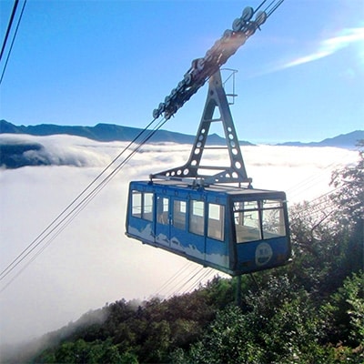 大雪山層雲峡・黒岳ロープウェイ　往復乗車引換券　大人(中学生以上)1名様【301】
