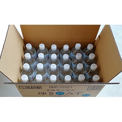 2023年1月発送開始『定期便』北海道大雪山 ゆきのみず 550ml×24本入り 全6回【616】