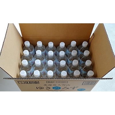 2023年1月発送開始『定期便』北海道大雪山 ゆきのみず 550ml×24本入り 全3回【615】