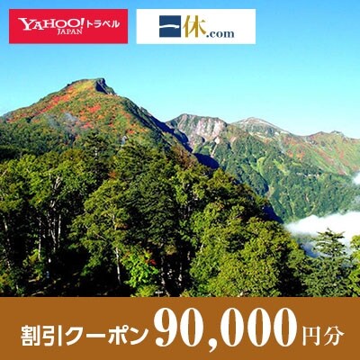 【北海道上川町】一休.com・Yahoo!トラベル割引クーポン(90,000円分)【2508】